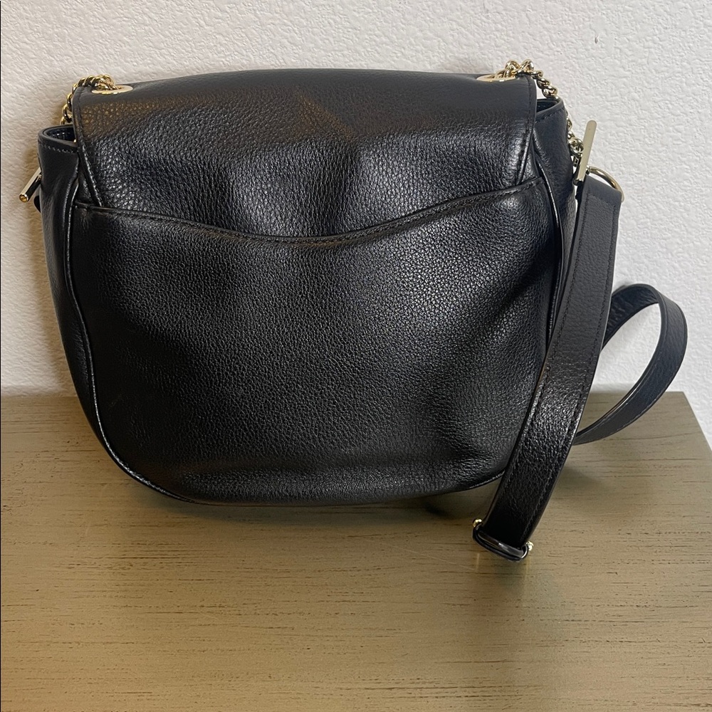 Talbots Black and Leopard Print Crossbody Bag - Picture 2 of 10